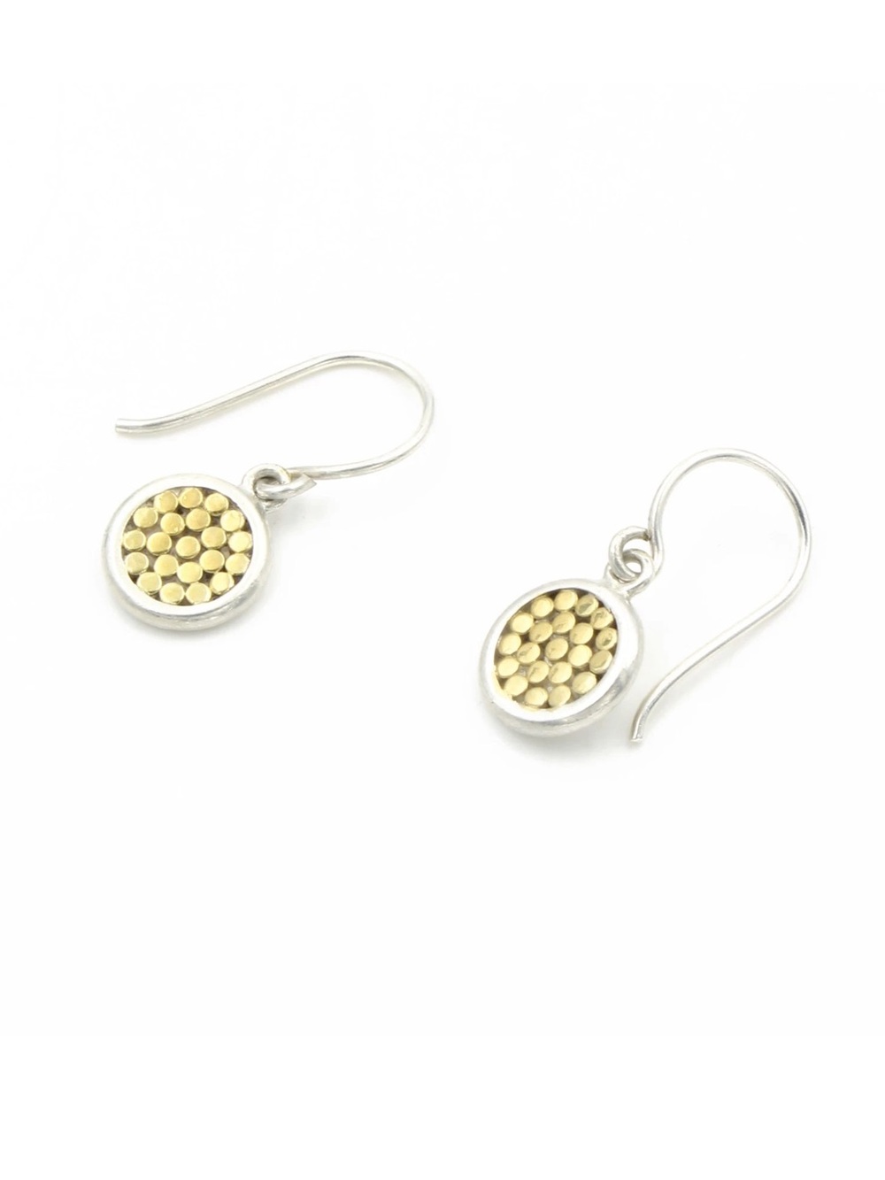 Anna Beck Two-Tone Gold Dot Drop Earrings